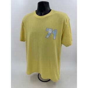 Walt Disney World T-Shirt Yellow Groovy Vintage - Size L - Pre Owned 71 READ DSC
